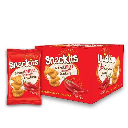 Nabil Snackits Chilli & Tangy Baked Bites 12 X 26g