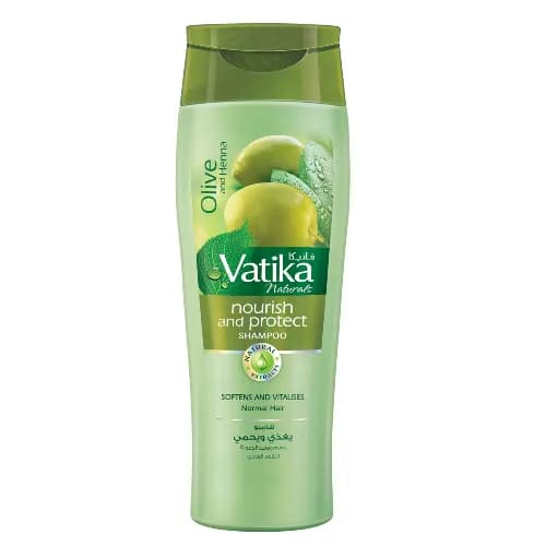 Vatika Naturals Nourish & Protect Shampoo with Olive & Henna Extracts for Normal Hair 400 ml