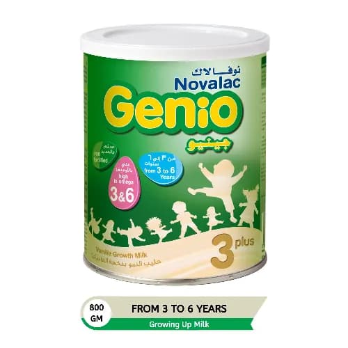 Novalac Genio 3 Plus Growing Up Formula From 3-6 Years 800 G