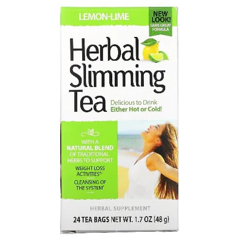 Herbal Slimming Lemon Lime Tea Bags 24 Per Pack