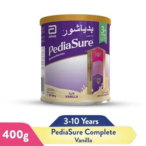 Pediasure Balanced Nutrition Milk Formula Vanilla Flavor (3-10 Years) 400 gr