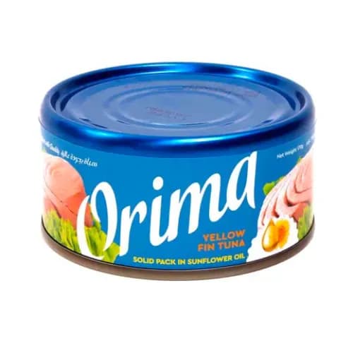 Orima Yellow Fin Tuna in Sunflower Oil 170 gr