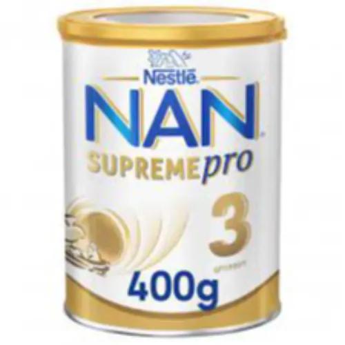 Nan supreme pro growing up milk formula stage 3 (1-3 years) 400 gr