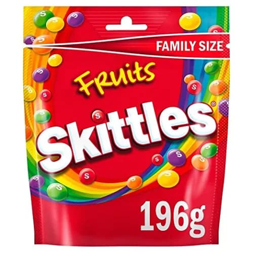 Skittles Fruits Soft Candy 196 gr