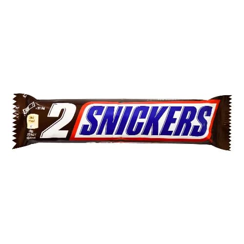 Snickers Chocolate Bar 2 X 37.5g