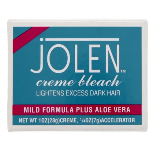 Jolen Cream Bleach Mild Formula Plus Aloe Vera 28G Creme 7G Accelerator