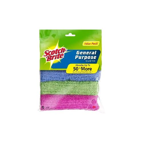 Scotch Brite Microfiber General Purpose Cloth, 5 Pcs