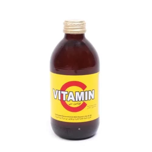 Vitamin C Carbonated Drink Glass Bottle with Vitamins 250 ml