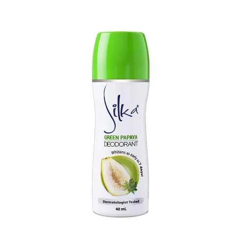 Silka Papaya Whitening Roll-On Deodorant with Vitamin B3 40 ml