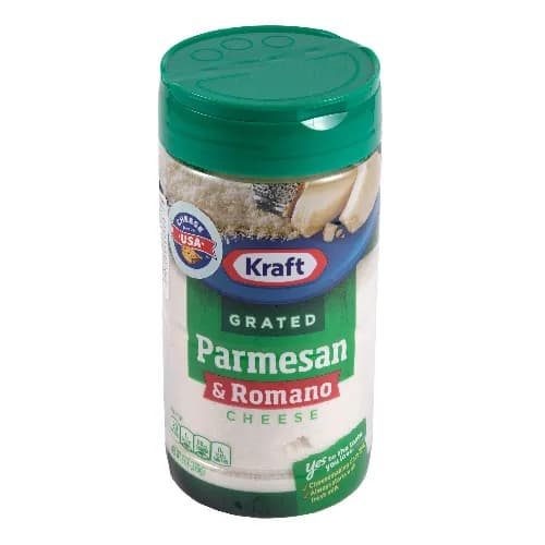 Kraft Grated Parmesan and Romano Cheese 226 Grams