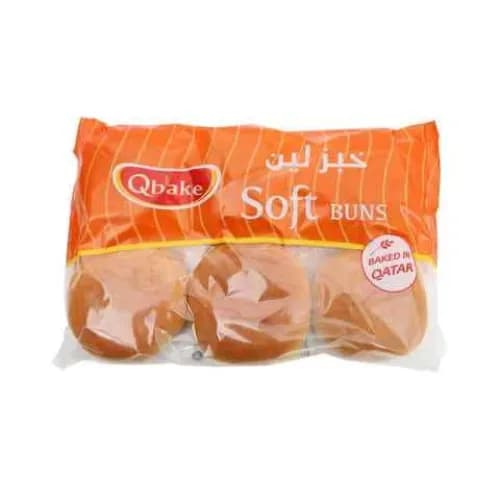 Qbake Soft Buns 6 per pack