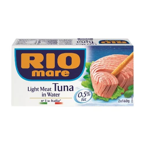 Rio Mare Light Meat Tuna in Water 2 x 160 gr