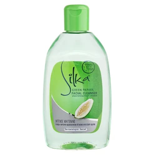 Silka Skin Whitening Facial Cleanser with Green Papaya 150 ml