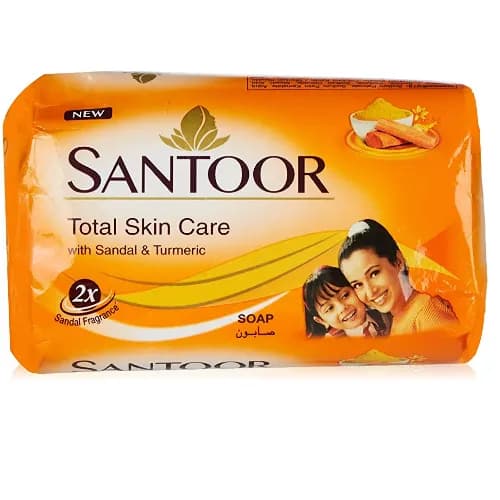 Santoor Soap Bar with Sandal & Turmeric 175 gr