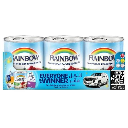 Rainbow Sweetened Condensed Milk 3 X 397 G