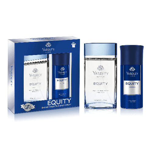 Yardley Perfume EDT For Men Equity 100ml + Body Spray 150ml