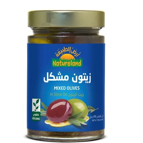 Natureland Mixed Olives in Olive Oil 280g