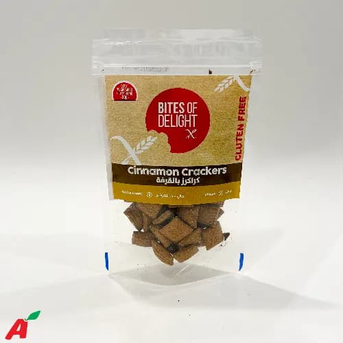 Bites Of Delight Gluten Free Cinnamon Crackers 80g