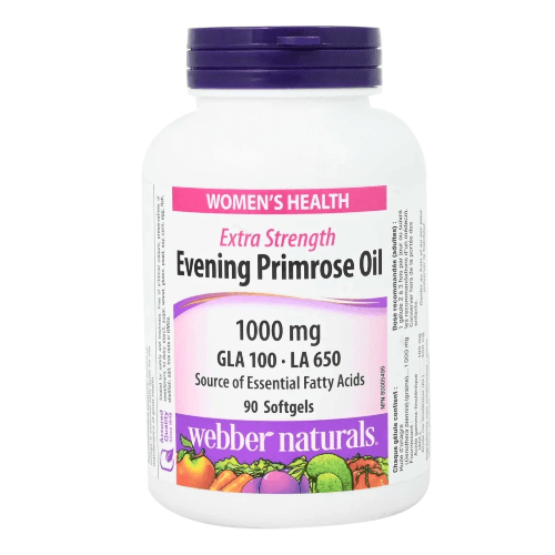 Webber Naturals  Evening Primrose Oil 1000Mg 90 Softgels 