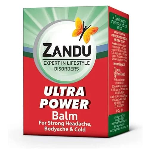 Zandu Balm Ultra Power Pain Relief Balm 8 gr