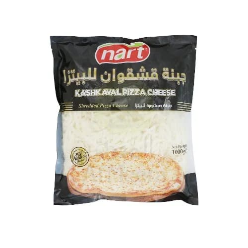 Nart Shredded Kashkaval Cheese for Pizza 1000 gr