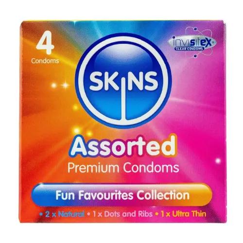 Skins Assorted 4 Condoms