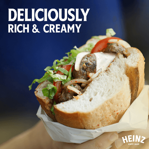 Heinz Garlic Mayonnaise Top Down Squeezy Bottle 400ml
