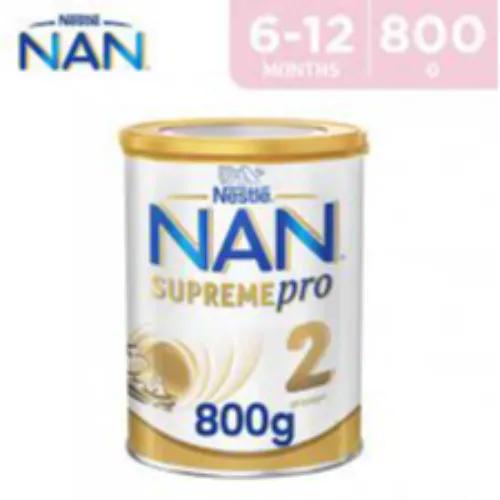 Nan supreme pro follow up milk formula stage 2 (6-12 months) 800 gr