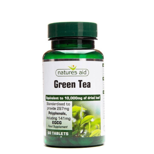 Natures Aid Green Tea 60 Tablets