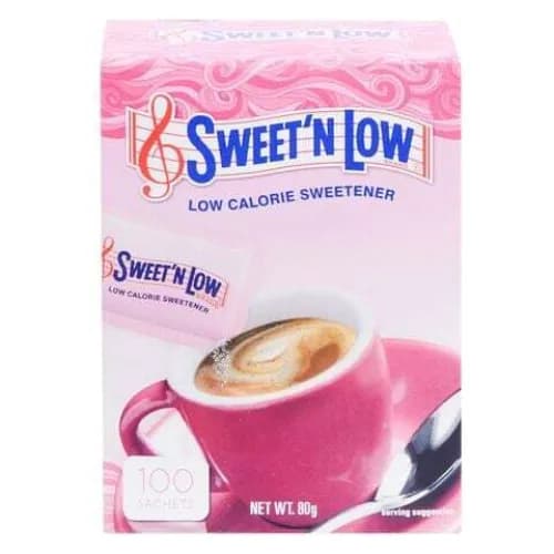 Sweet'n Low Low Calorie Sweetener (100 Sachets) 80 gr