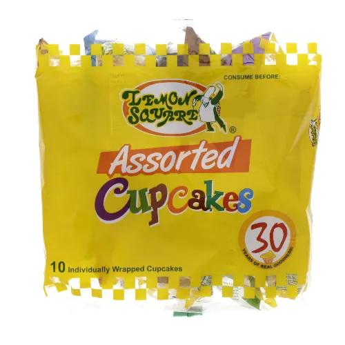 Lemon Square Assorted Cupcake 10 Pcs