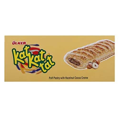 Ulker Kat Kat Tat Puff Pastry with Hazelnut 28 gr