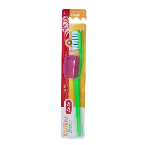 Lulu Toothbrush Hard Calibre Assorted Color 6 Pieces