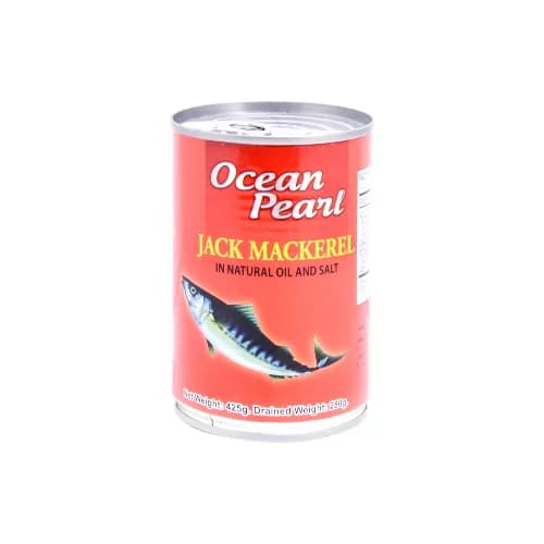 Ocean Pearl Jack Mackerel In Natural Oil & Salt 425g