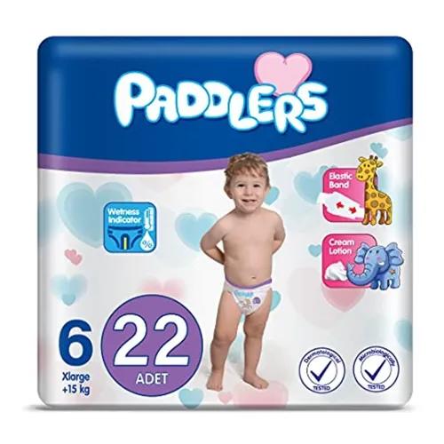 Paddlers XL Baby Diapers Size 6 (Above 15kg) 22 per pack