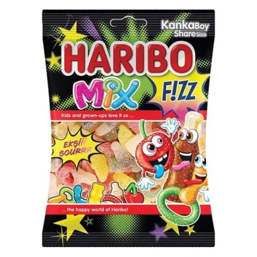 Haribo Fizz Mix Sour Candies 160g