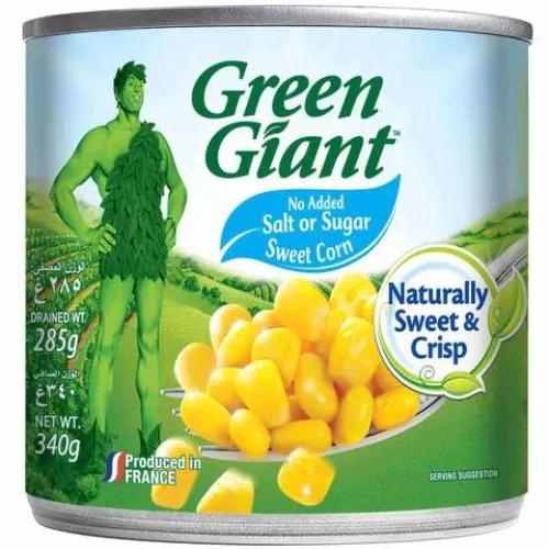 Green Giant Sweet Corn - No Added Salt, No Added Sugar 340g