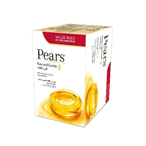 Pears Soap Oil Pure & Gentle 4 x 125g