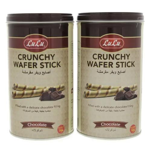 Lulu Crunchy Wafer Stick Chocolate 2 X 330g