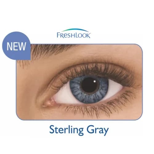 Freshlook Colorblends  Sterling  Gray Monthly Lenses