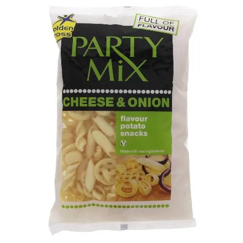 Gold Cross Party Mix Potato Snacks Cheese & Onion 125g