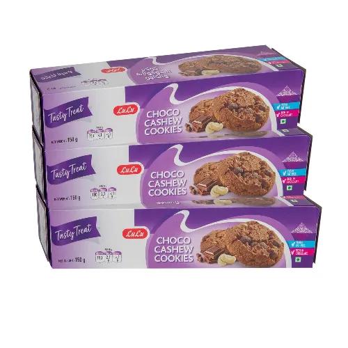 Lulu Choco Cashew Cookies 3 X 150 G