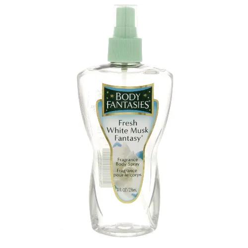 Body Fantasies Body Spray Fresh White Musk Fantasy 236ml