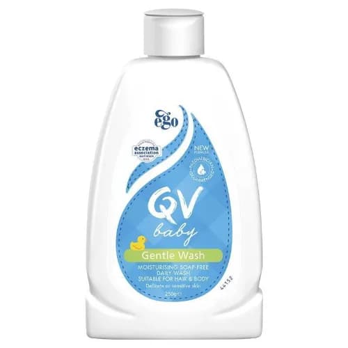 Qv Baby Gentle Wash Cleansing Hair & Body 250Ml