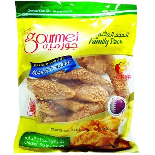 Gourmet Frozen Spicy Chicken Strips 1kg