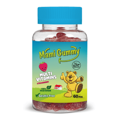 Mami Gummy Pectin Gummy Bears Multivitamin 60 Pieces