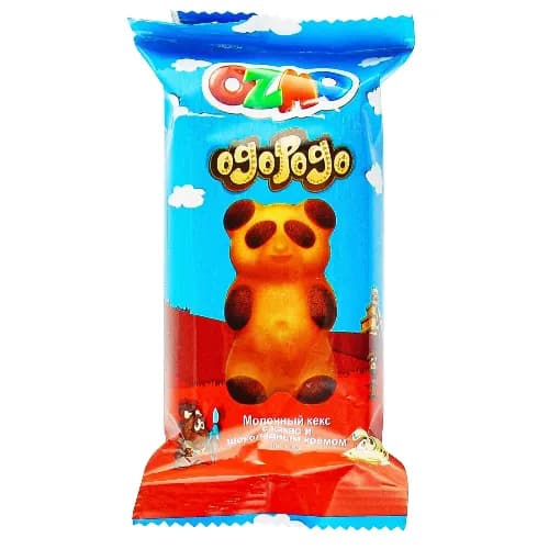 Ozmo Ogopogo Cakes with Cocoa, Milk & Chocolate Cream - trans fat free 24 x 30 gr