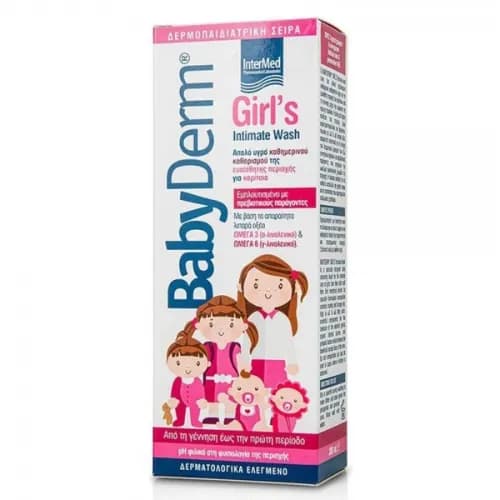 Intermed Babyderm Girls Intimate Wash 300Ml