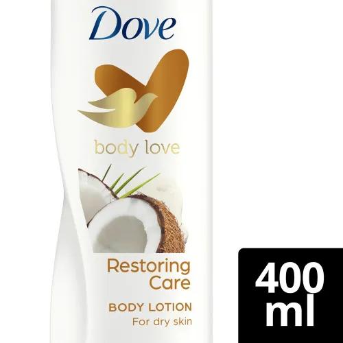 Dove Restoring Ritual Coconut Oil And Almond Milk Body Lotion 400ml