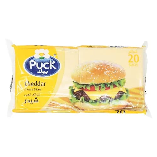 Puck Cheddar Cheese (20 Slices) 400 gr